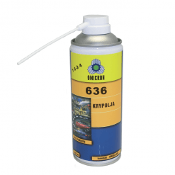 Burk Omega 636 Krypolja/spraysmörjmedel med förlängt munstycke.