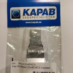 Ett paket KAP multiblad 20x40mm Trä/Plast HCS Fintandat 1:a blad på vit bakgrund.