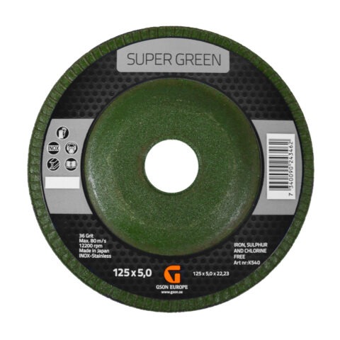 K540-Super-Green-125x5x22-23-mm